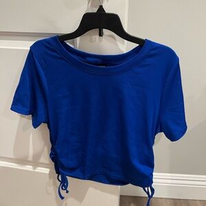 Shein Royal Blue Crop Top